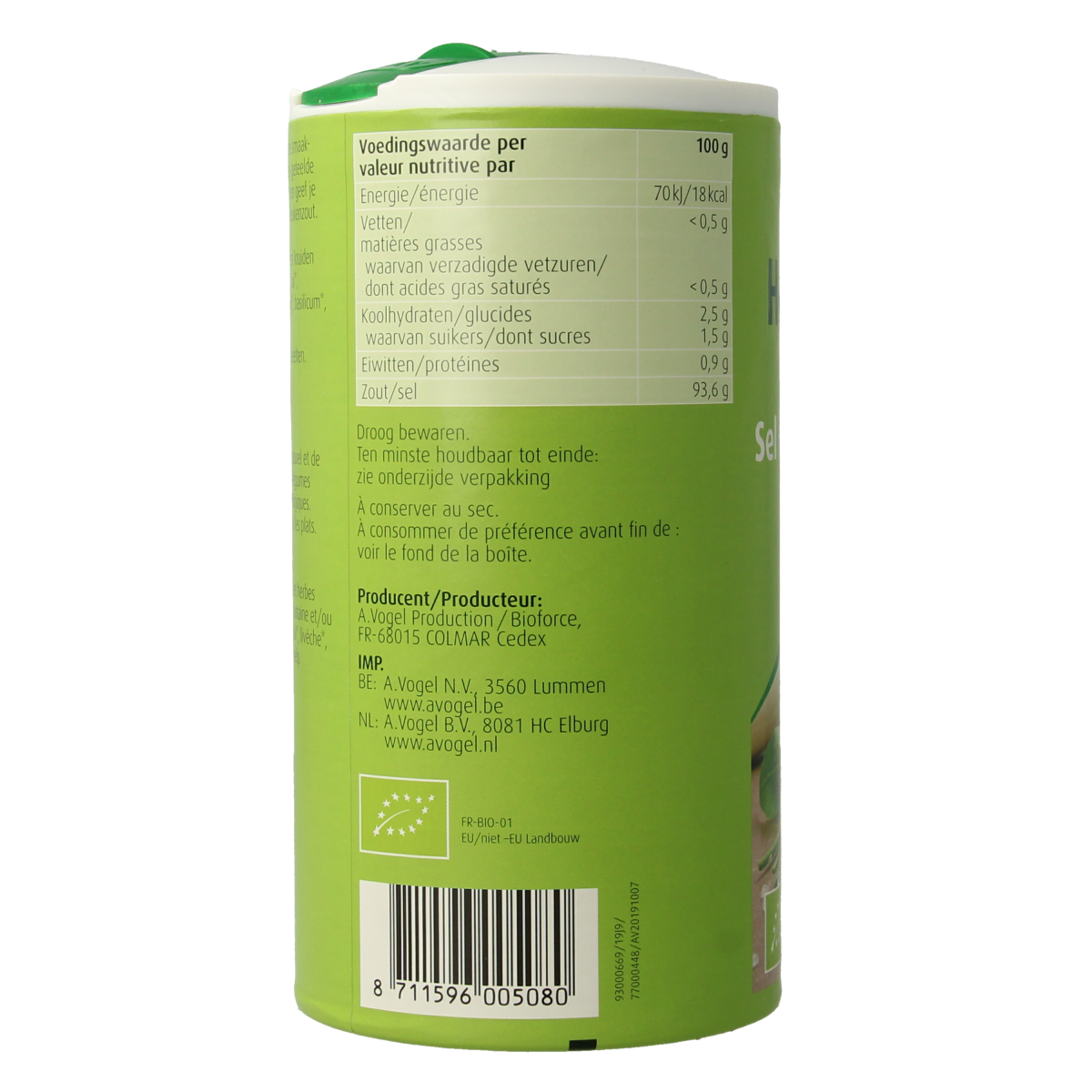 A Vogel Herbamare kruidenzout bio 500.00 Gram
