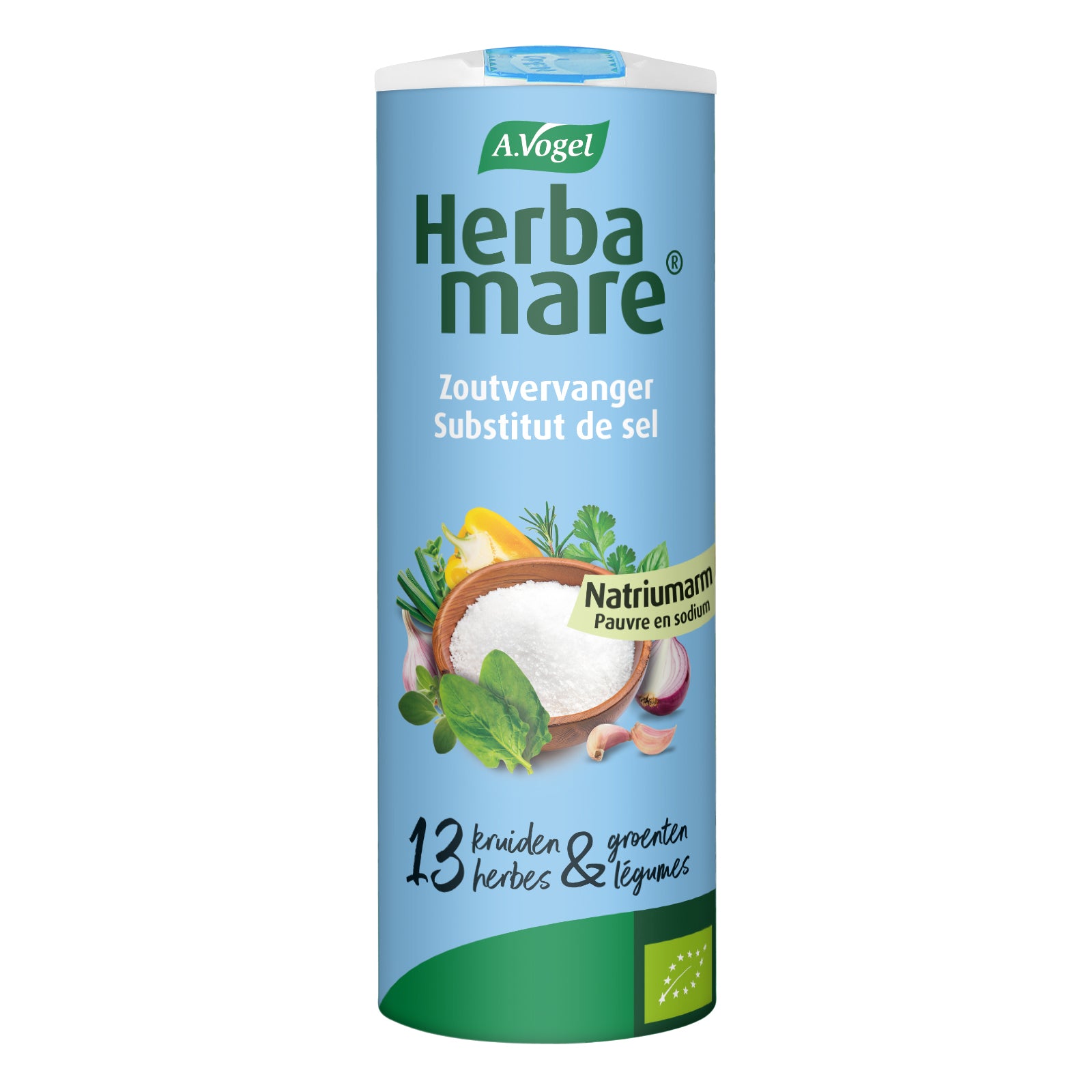 A Vogel Herbamare dieetzout natriumarm bio 125.00 Gram