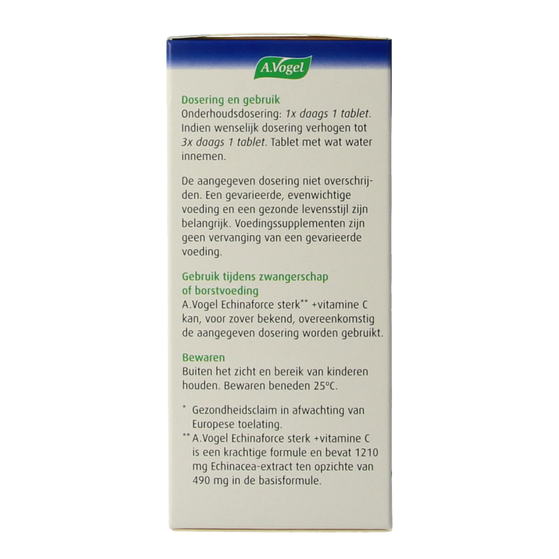 A Vogel Echinaforce sterk + vitamine C 45 Tabletten