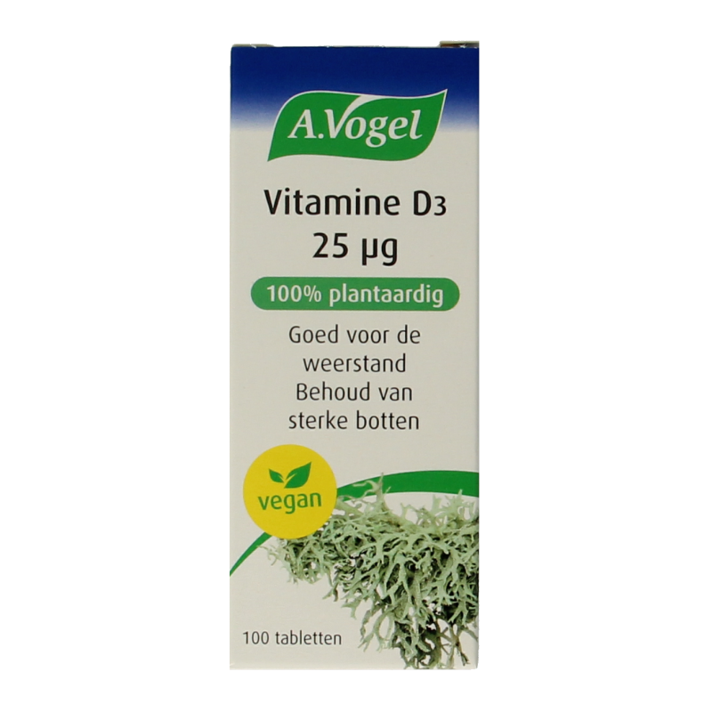 A Vogel Vitamine D3 25ug 100 Tabletten