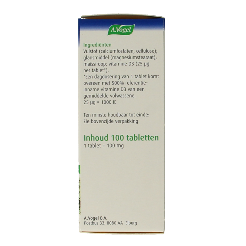 A Vogel Vitamine D3 25ug 100 Tabletten