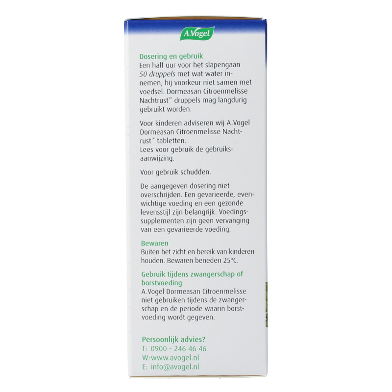 A Vogel Dormeasan citroenmelisse nachtrust druppels 100 Milliliter