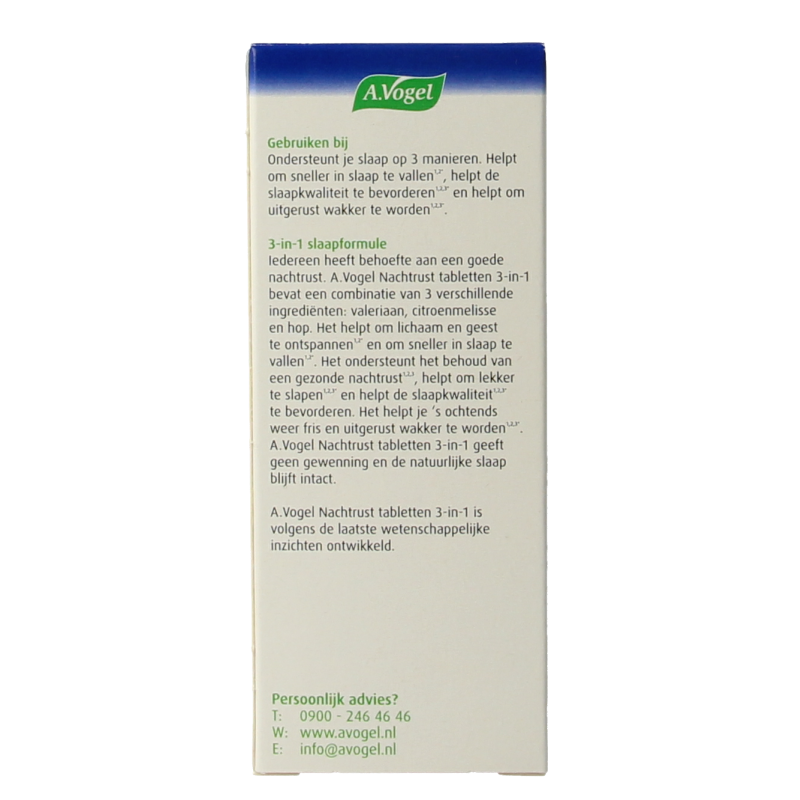 A Vogel Dormeasan nachtrust 3-in-1 30 Tabletten