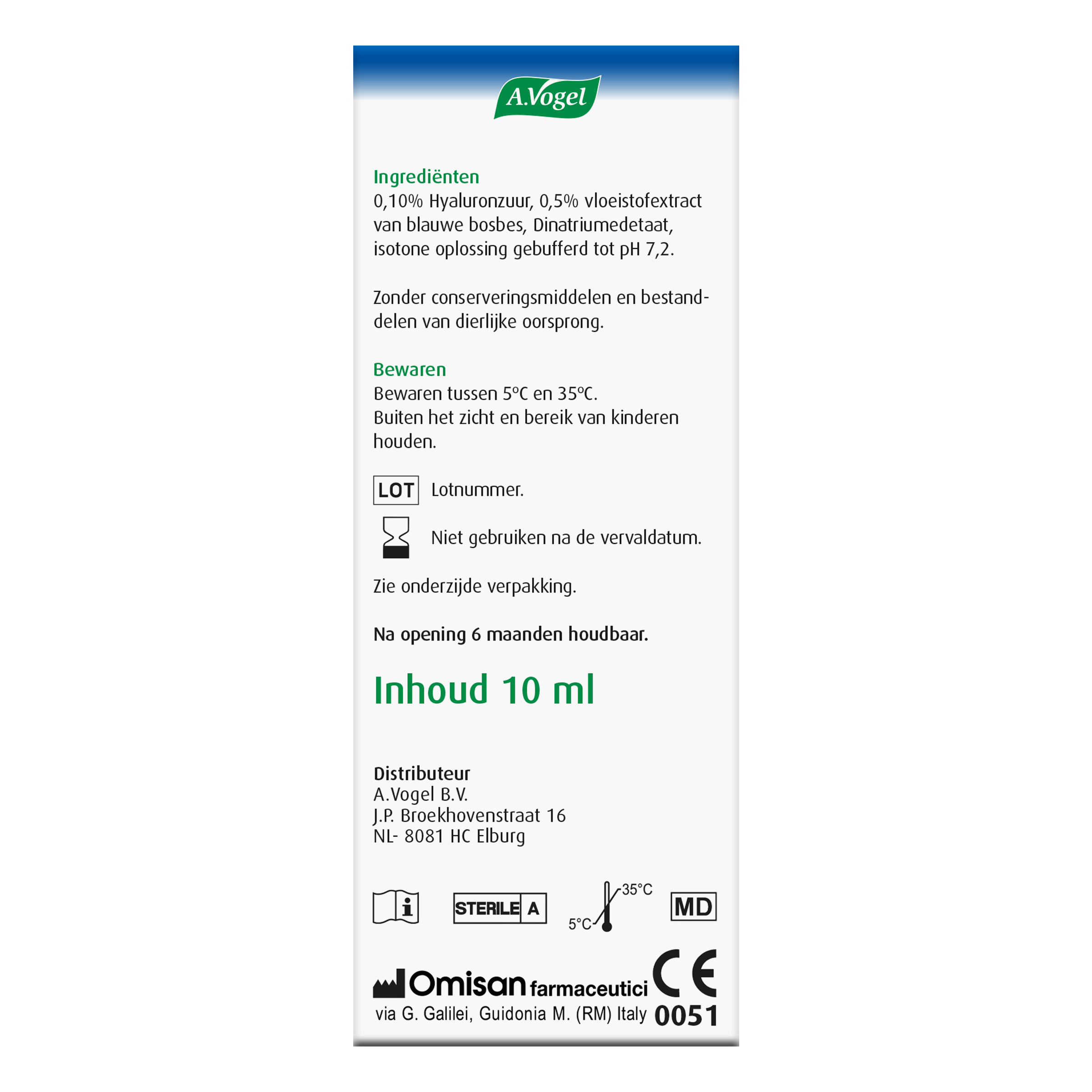 A Vogel Oogdruppels vermoeide ogen 10 Milliliter