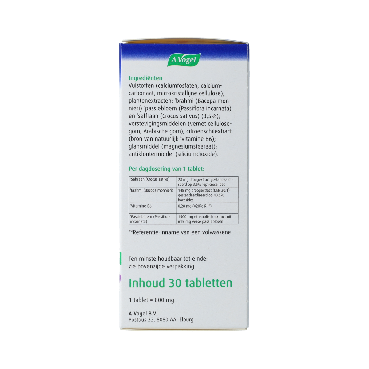 A Vogel Perimenopauze mentaal tablet 30.00 Tabletten