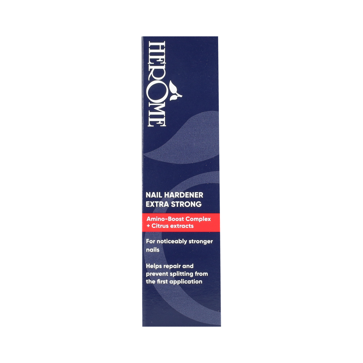 Herome Nagelverharder extra sterk in 10ml bottle, a hand care product for strengthening and hardening nails