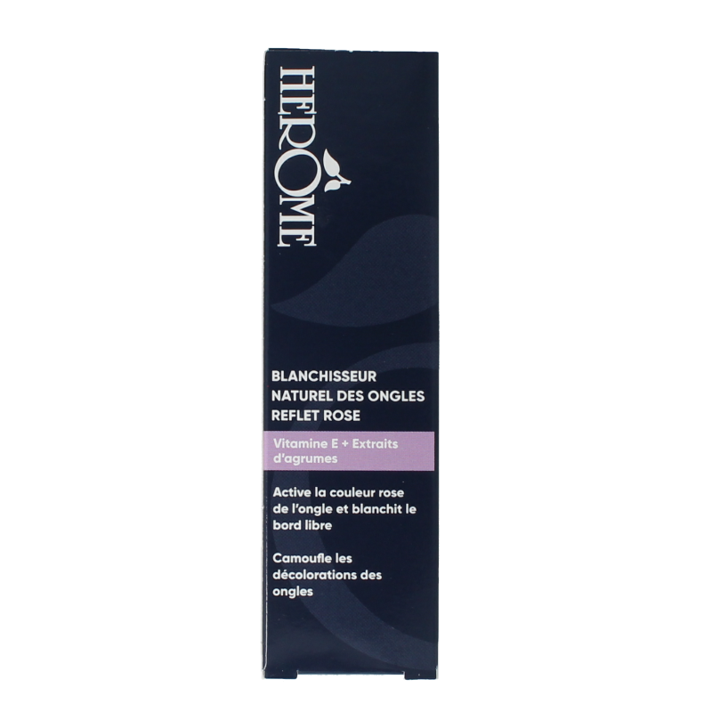 Herome Natural nail whitener pink glow 10 Milliliter