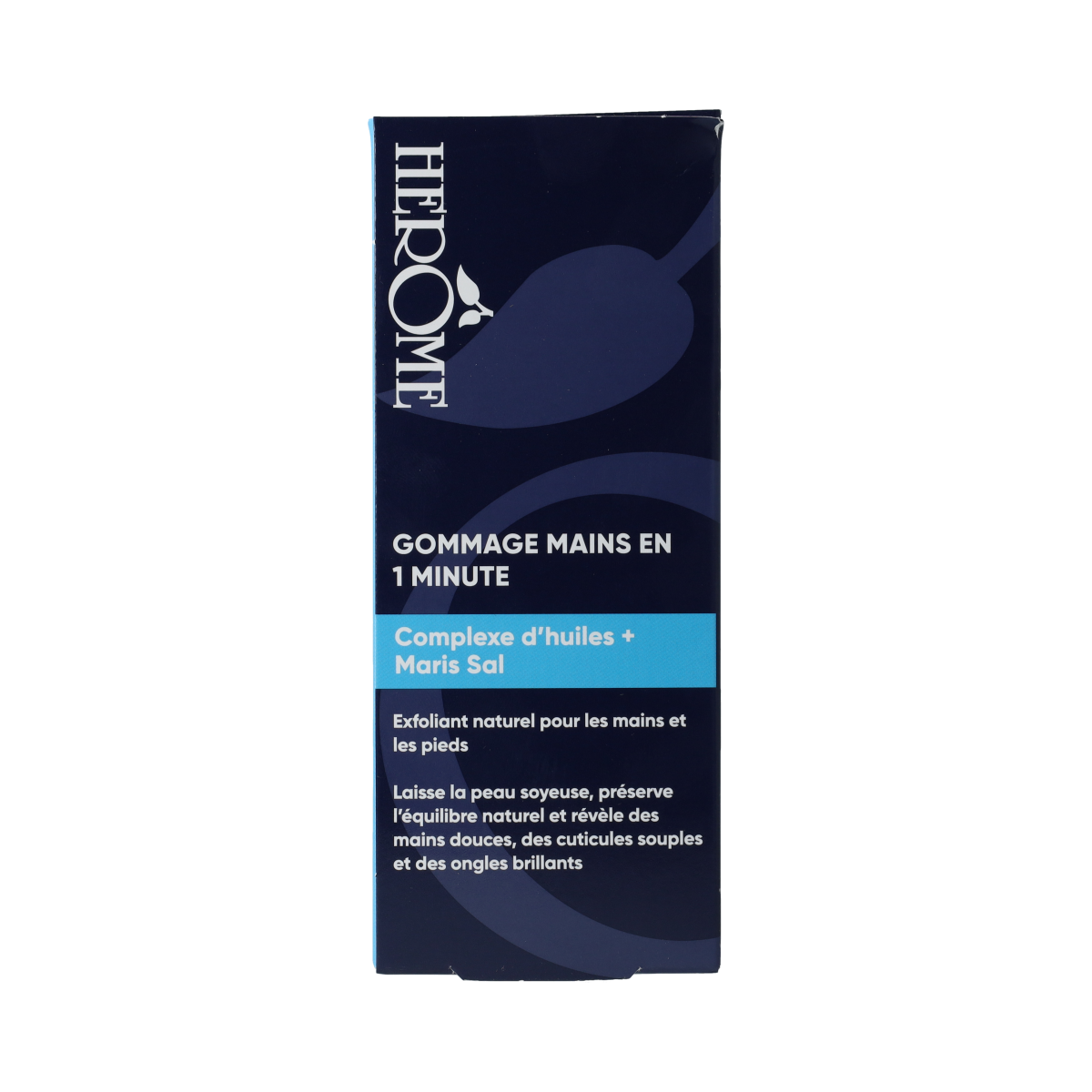 Herome One Minute Manicure hand care product in 120ml bottle, featuring a sleek design with the label visible.