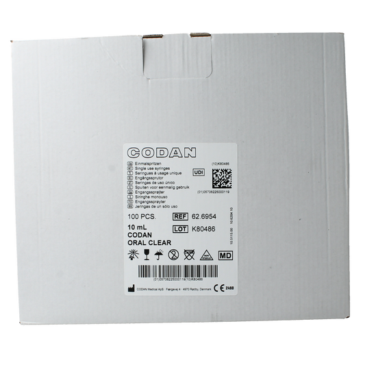 Codan Spuit helder excl tipcap 100.00 Stuks