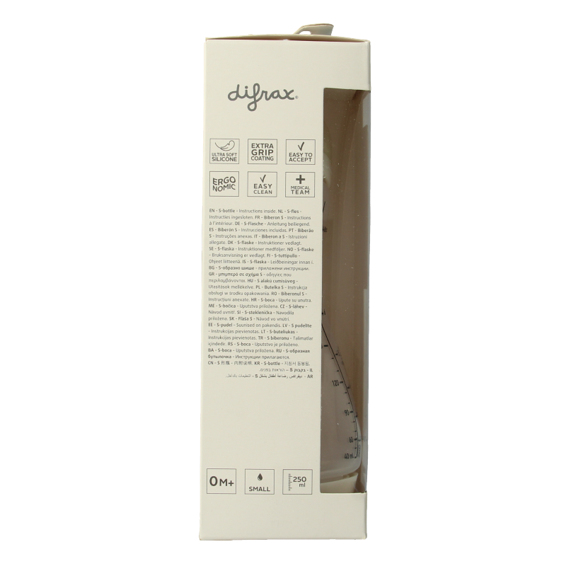 Difrax S-fles groot assorti natural 250ml 1 Stuks
