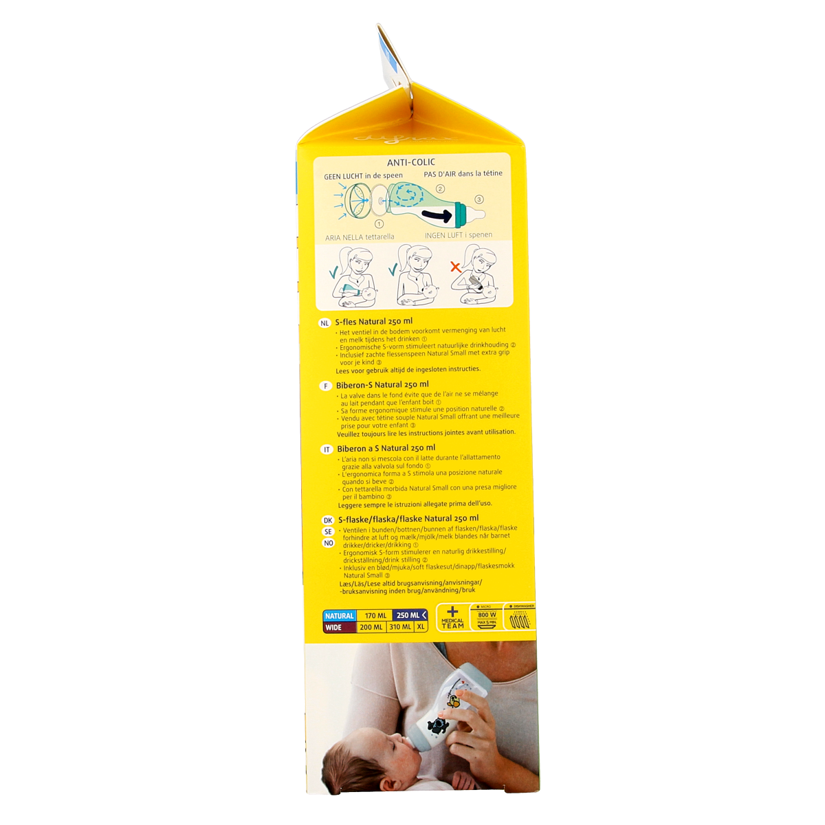 Difrax S-fles 250ml Woezel & Pip  1.00 Stuks