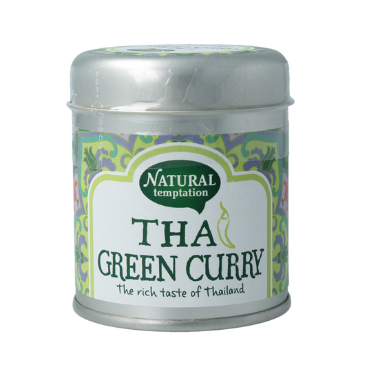 Natural Temptation Thai green curry blikje bio 35 Gram