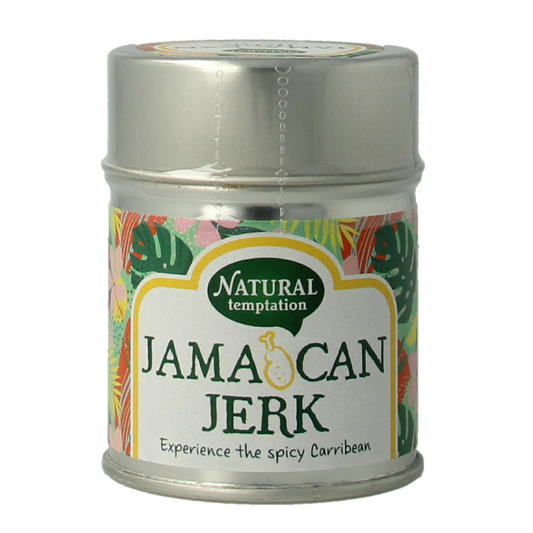 Natural Temptation Jamaican jerk blikje bio 40.00 Gram
