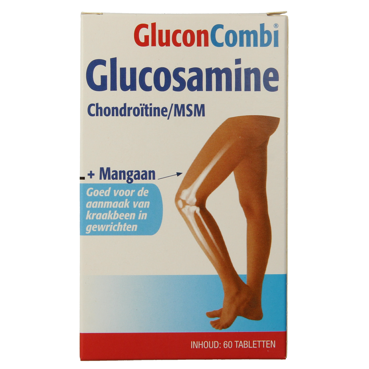 Glucon Combi Glucosamine & chondroitine MSM mangaan 60.00 Tabletten