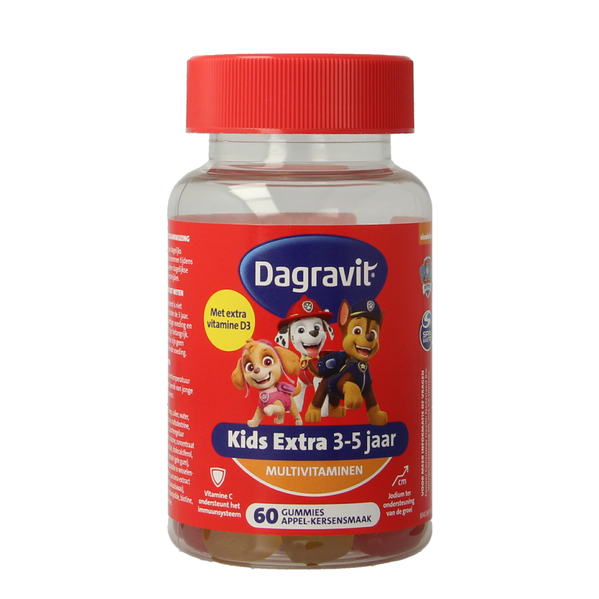 Dagravit Kids extra 3-5 jaar 60.00 Gummies