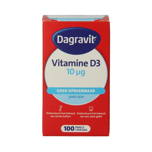 Dagravit Vitamine D pearls 400IU 100 Stuks