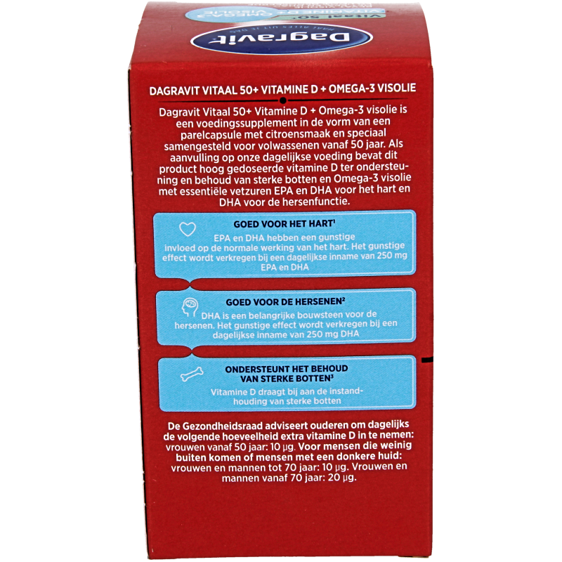 Dagravit Vitaal 50+ omega/vitamine D  90 Capsules