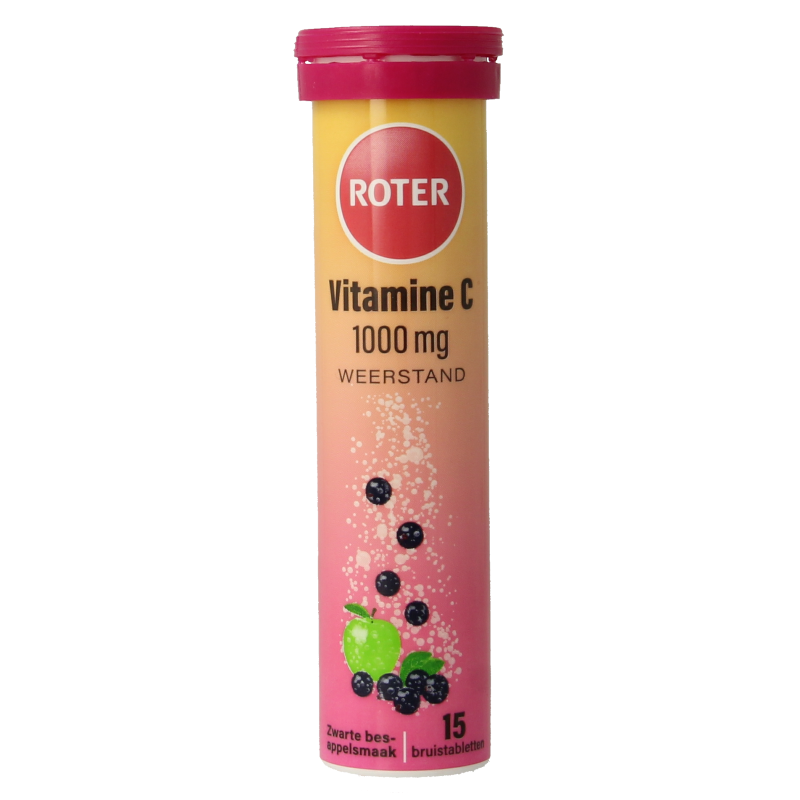 Roter Bruistablet vitamine C appel zwarte bes 15 Bruistabletten
