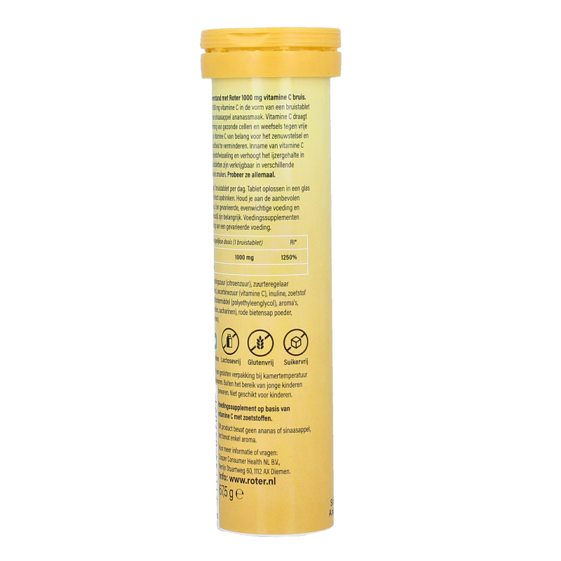 Roter Vitamine C1000 sinaasappel ananas 15 Bruistabletten
