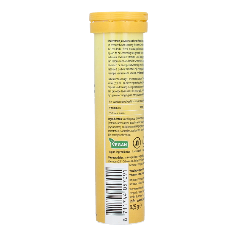 Roter Vitamine C1000 sinaasappel ananas 15 Bruistabletten