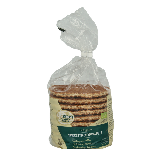 Billy's Farm Spelt stroopwafels bio 300.00 Gram