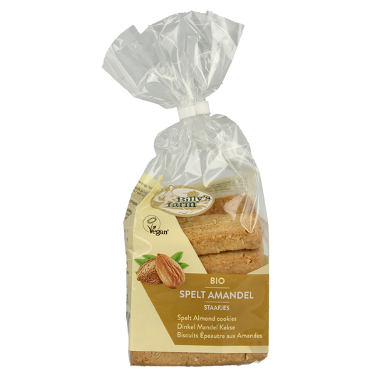 Billy's Farm Speltstaafjes amandel bio 175.00 Gram