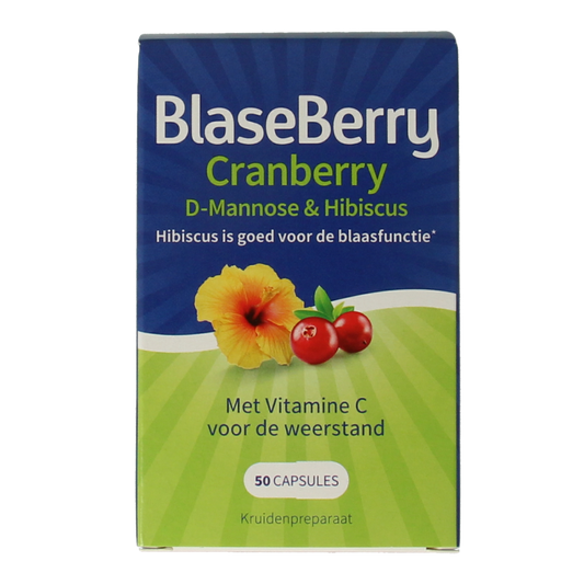 Blaseberry Cranberry D-Mannose & hibiscus 50.00 Capsules