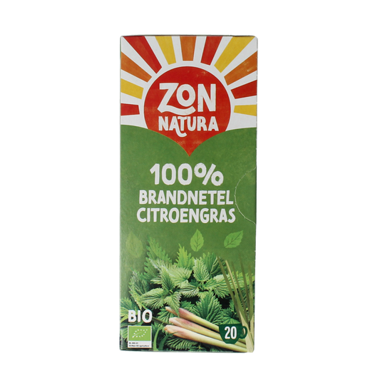 Zonnatura Brandnetel citroengras bio 20.00 Zakjes