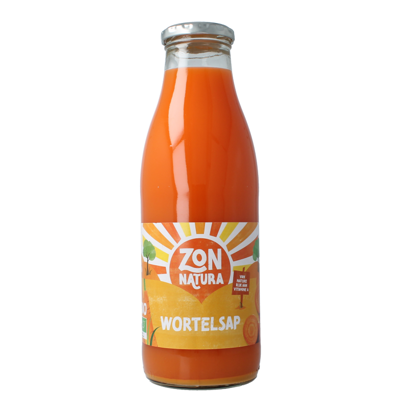 Zonnatura Wortelsap bio 750 Milliliter