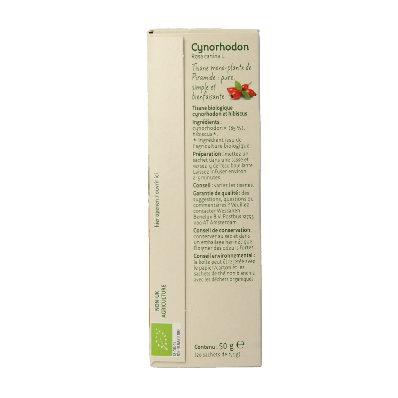 Piramide Rozenbottel thee eko bio 20 Zakjes