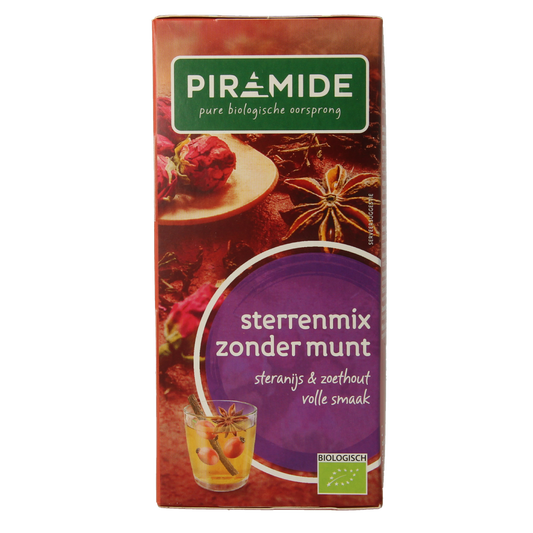 Piramide Sterrenmix zonder munt thee eko bio 20.00 Zakjes