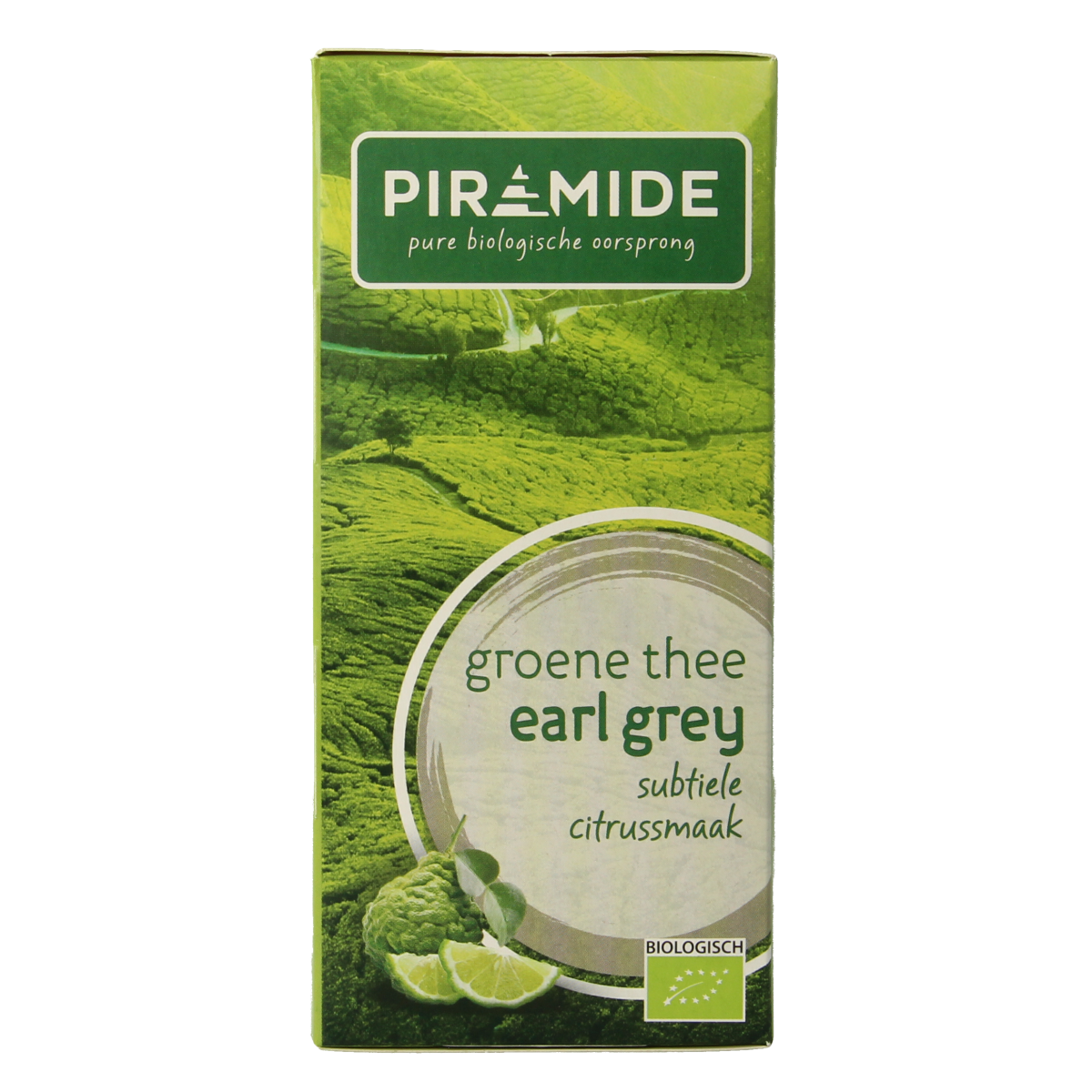 Piramide Groene thee & earl grey eko bio 20.00 Zakjes
