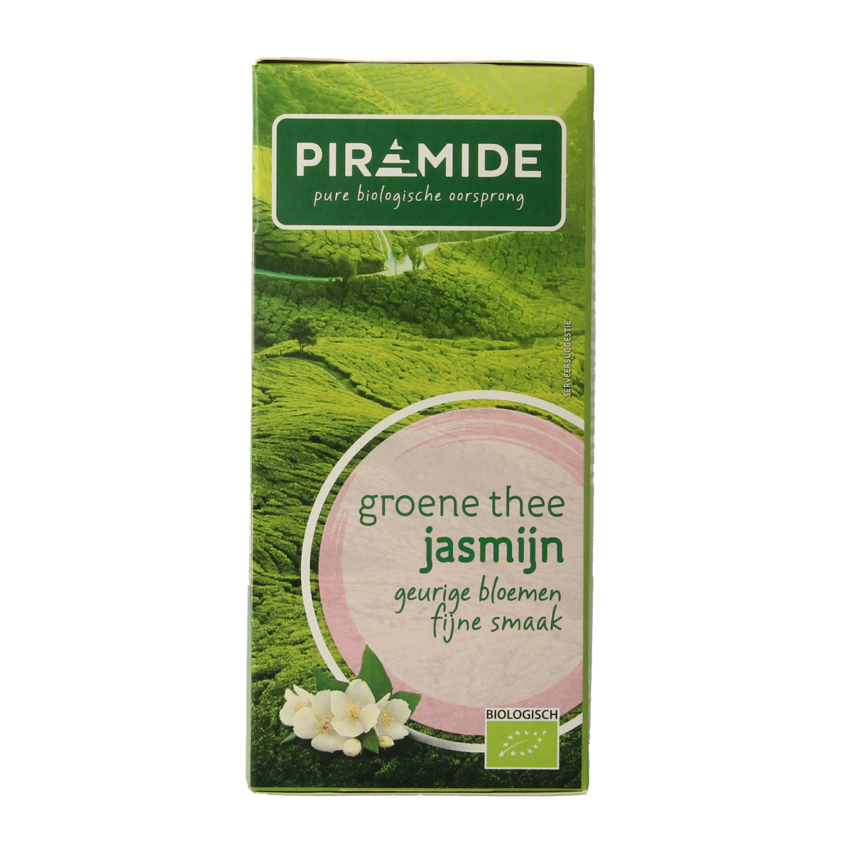 Piramide Groene thee & jasmijn eko bio 20.00 Zakjes