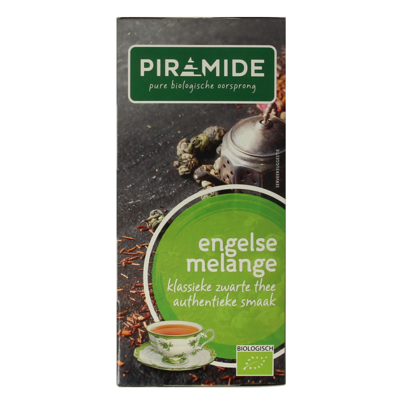 Piramide Engelse melange thee bio 20 Zakjes