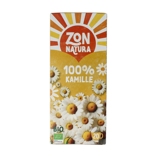 Zonnatura Kamille thee 100% bio 20.00 Zakjes