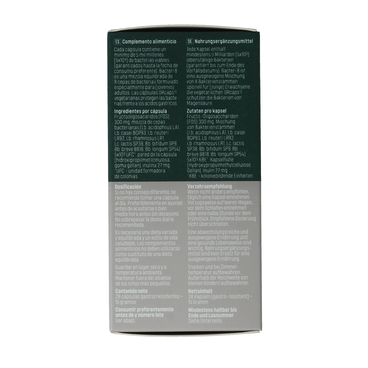 Bonusan Bacteri 8 28.00 Capsules