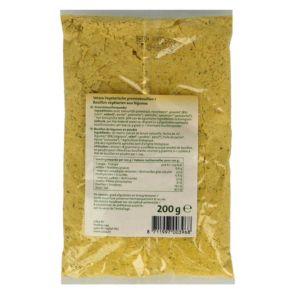 Vetara Groentebouillon navul 200.00 Gram
