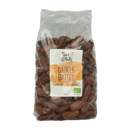 Nice & Nuts Dadels zonder pit bio 1.00 Kilogram