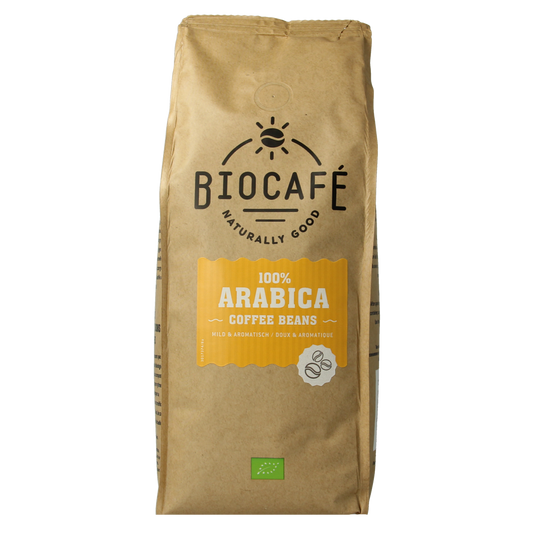 Biocafe Koffiebonen arabica bio 500.00 Gram