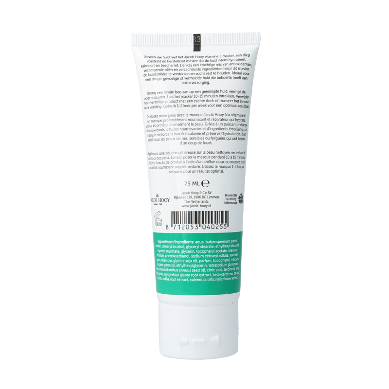 Jacob Hooy Vitamine E masker 75 Milliliter