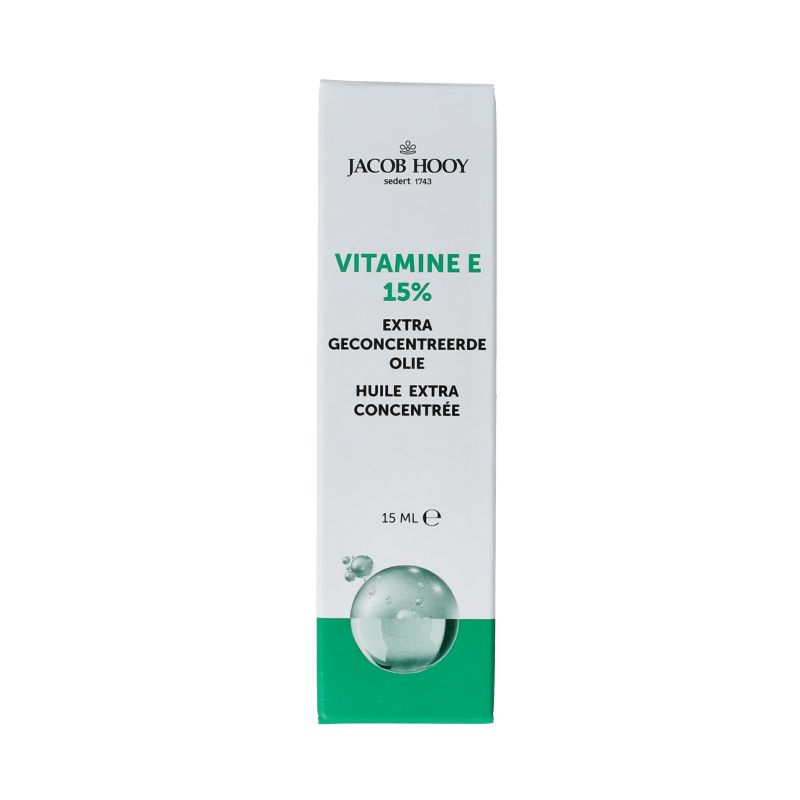 Jacob Hooy Vitamine E olie 15% concentraat 15 Milliliter