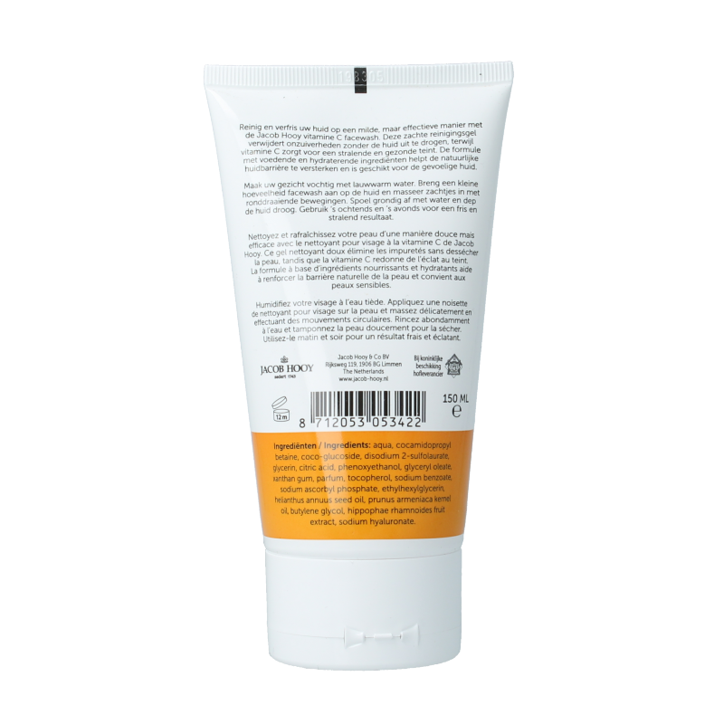 Jacob Hooy Vitamine C facewash 150 Milliliter