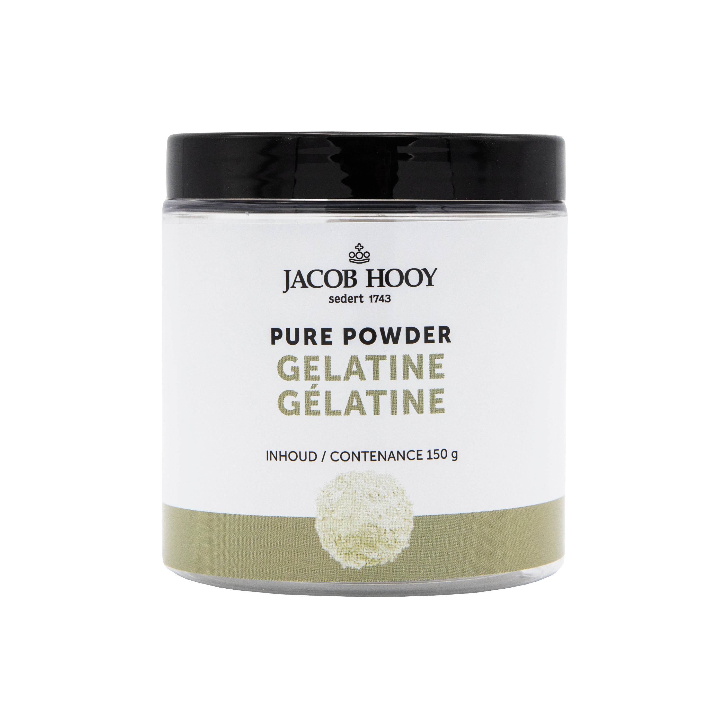 Jacob Hooy Pure Powder gelatine 150 Gram