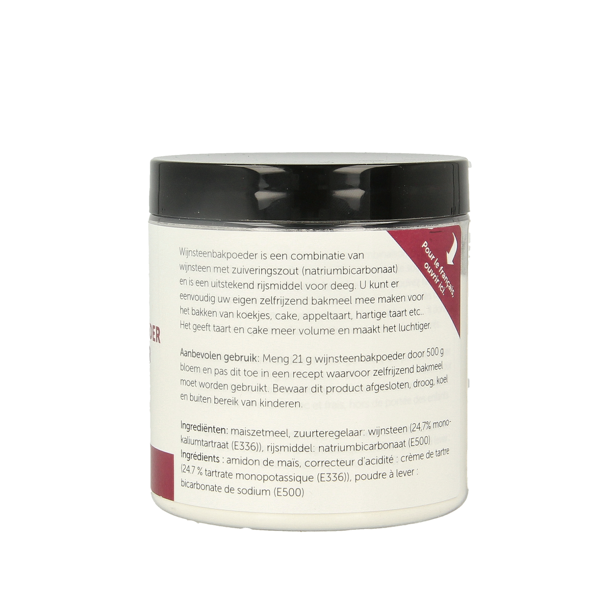 Jacob Hooy Wijnsteenbakpoeder 125.00 Gram