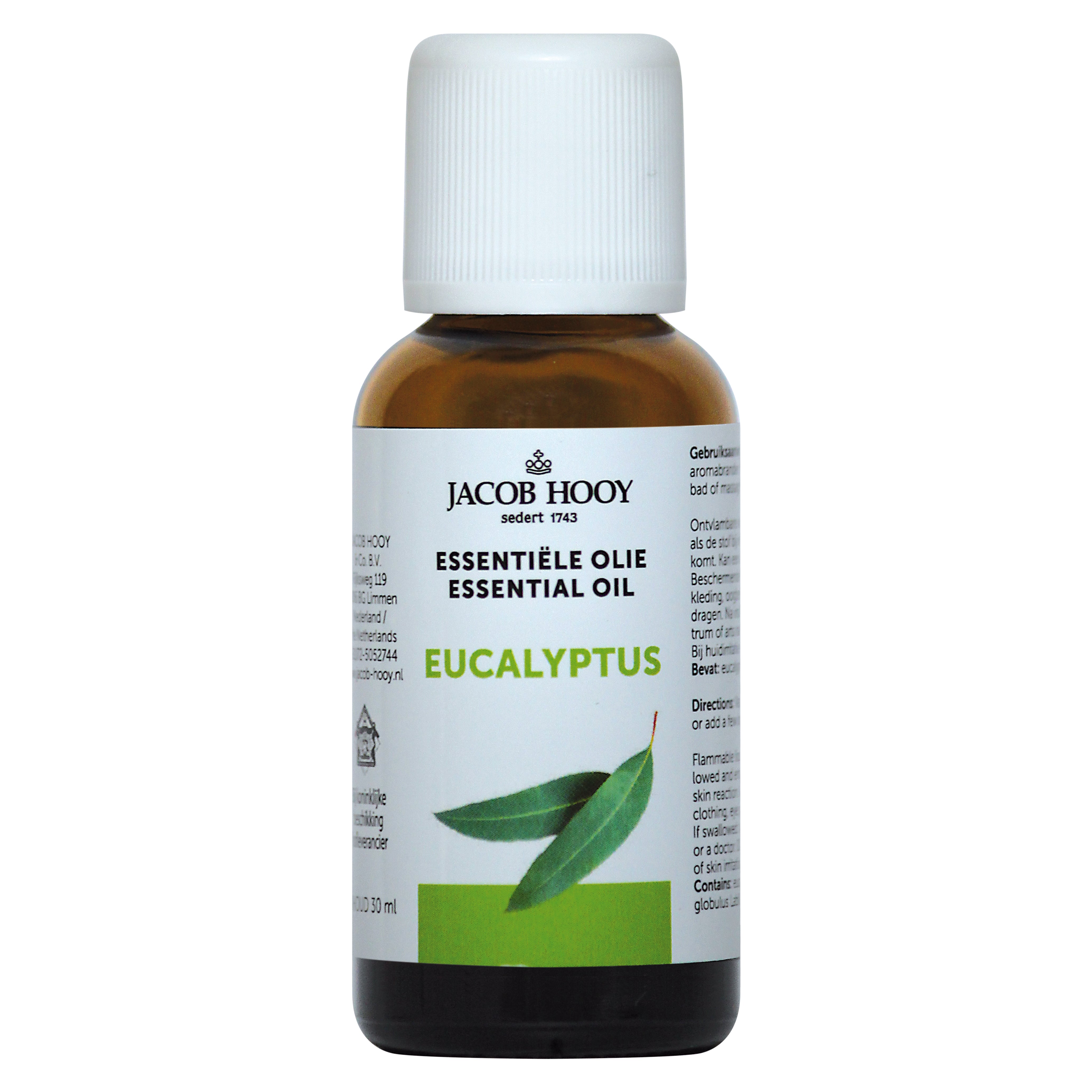 Jacob Hooy Eucalyptus olie 30 Milliliter