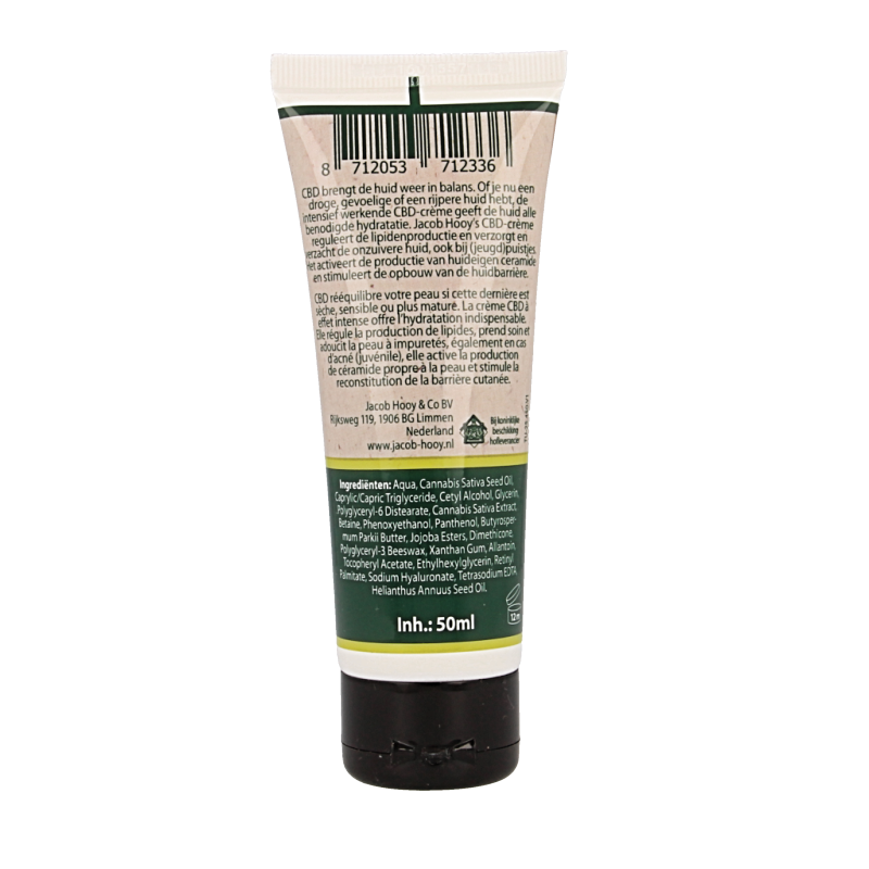 Jacob Hooy CBD plus creme 50 Milliliter