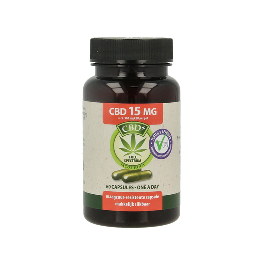 Jacob Hooy CBD Capsules 15mg 60 Capsules