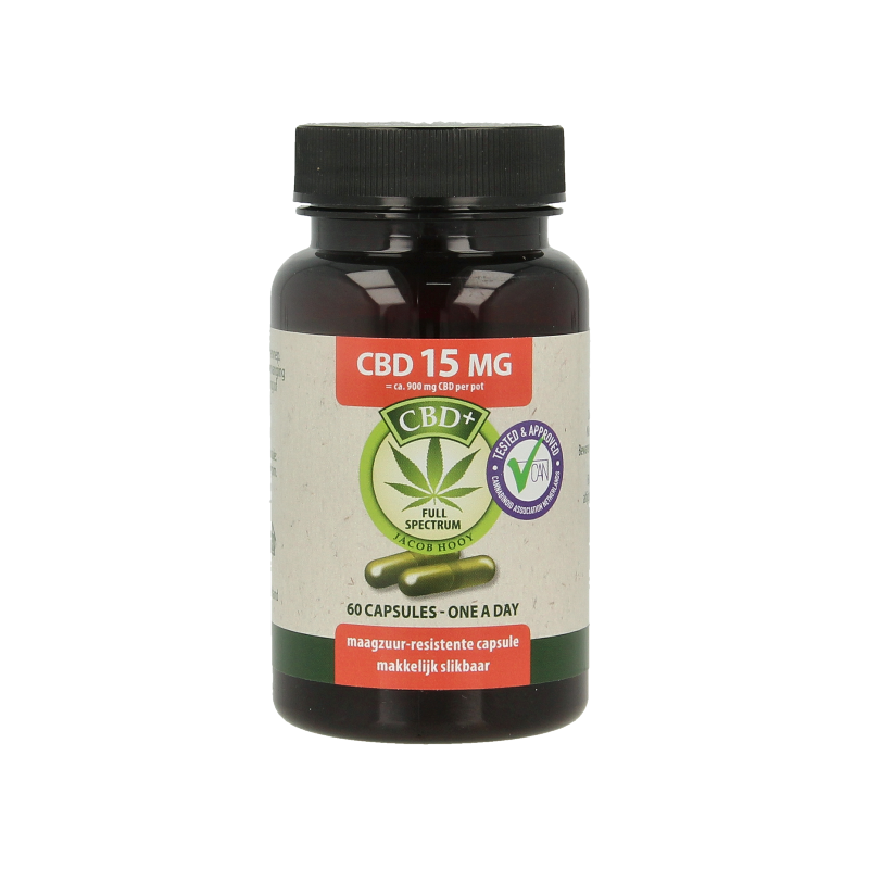 Jacob Hooy CBD Capsules 15mg 60 Capsules