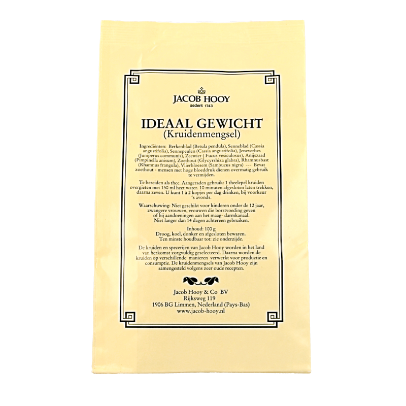 Jacob Hooy Ideaal gewicht  100 Gram