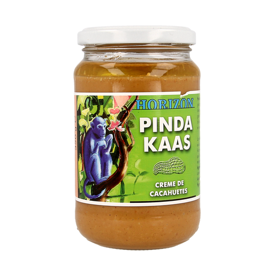 Horizon organic unsalted peanut butter spread on bread in a jar, 350g, natural and healthy broodbeleg option